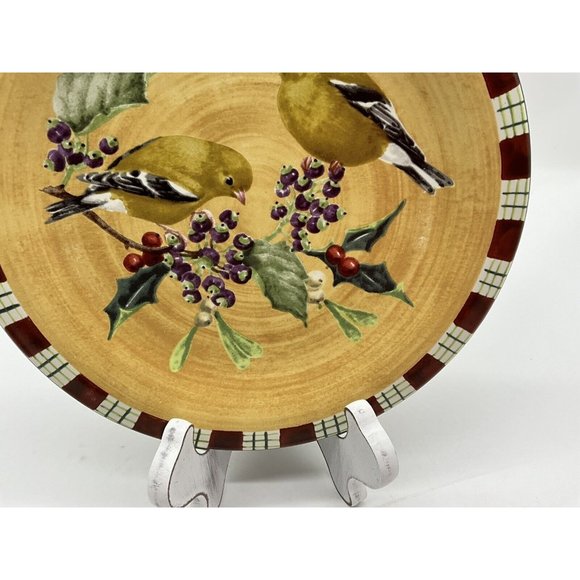 LENOX Winter Greetings Goldfinch Everyday by Catherine McClung Salad Plate - Picture 11 of 16
